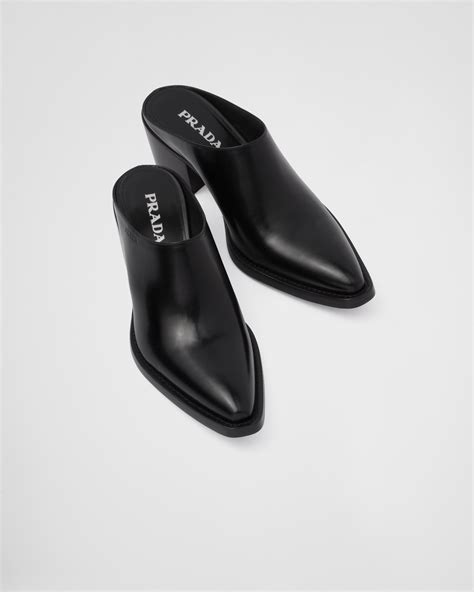 black prada mules